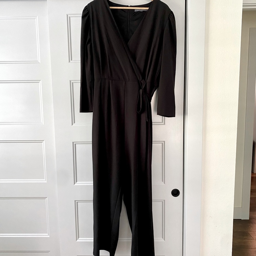 Julia Jordan black wrap jumpsuit